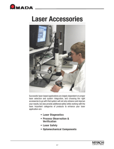 Laser Accessories - AMADA MIYACHI AMERICA