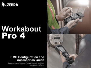 Workabout Pro 4 Configurations and Accessories Guide