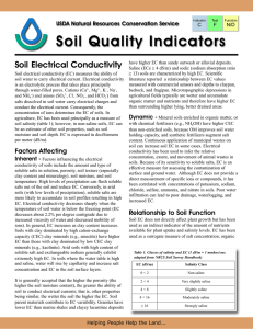 Soil Electrical Conductivity - Natural Resources Conservation Service