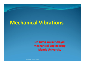 Mechanical Vibration Lecture 1.pptx