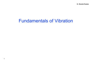 Fundamentals of Vibration - Department of Mechanical Engineering