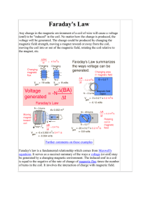 Faraday`s Law - KL University