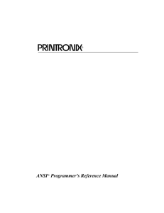 ANSI - Printronix