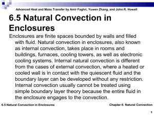 Natural Convection in Enclosures - Thermal