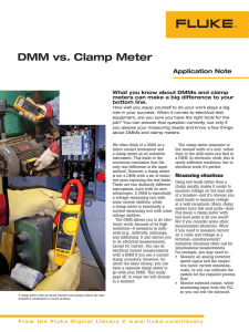 DMM vs. Clamp Meter