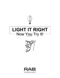 light it right - Lighting Layout