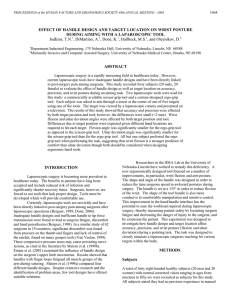 Effect of Handle Design and Target Location on Wrist Posture during