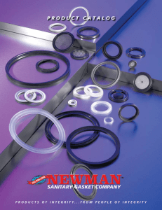 product catalog - Newman Sanitary Gasket Company