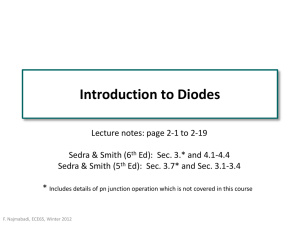 Introduction to Diodes