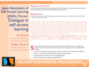 Dialogue in self-access learning