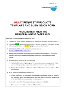 draft request for quote template and submission form