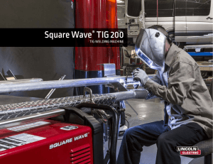 Square Wave TIG 200 Product Info