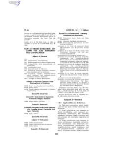 Pt. 36 14 CFR Ch. I (1–1–11 Edition)