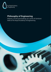 Philosophy of engineering Vol 2
