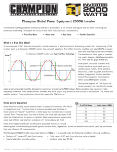 What is a True Sine Wave? - Champion Power Equipment