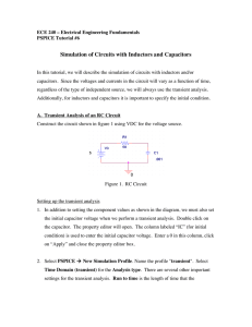 Tutorial 6: Simulation of Circuits with Inductors and Capacitors