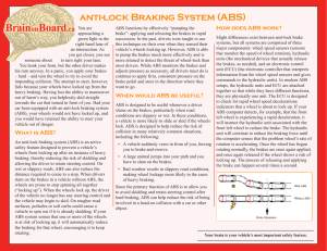 anti-lock Braking System (ABS)