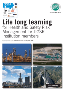 Life-long learning for Health and Safety Risk Management