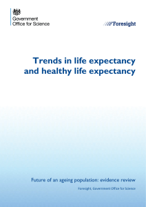 Trends in life expectancy and healthy life expectancy