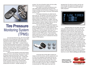 Tire Pressure Monitoring