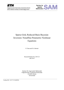 Sparse-Grid, Reduced-Basis Bayesian Inversion: Nonaffine