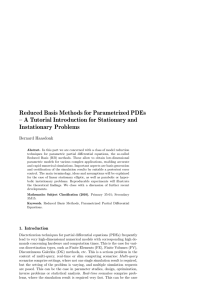 Reduced Basis Methods for Parametrized PDEs – A Tutorial