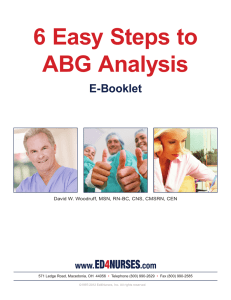 6 Easy Steps to ABG Analysis