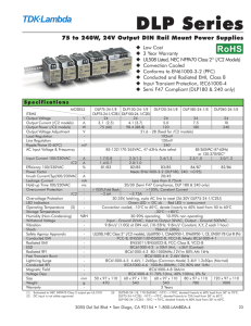 TDK-Lambda DLP75-24-1/E Datasheet