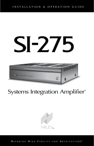 Systems Integration Amplifier