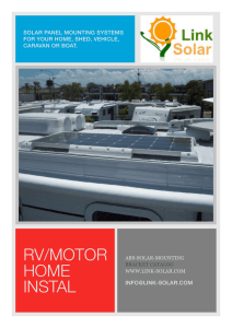 Solar panel mounting - Flexible solar panels