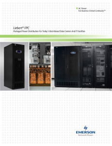 Liebert® FPC - Emerson Network Power