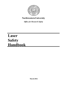 Laser Safety Handbook - Northwestern University Office for Research