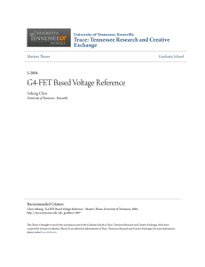 G4-FET Based Voltage Reference - Trace