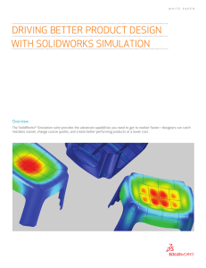 driving better product design with solidworks simulation
