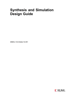 Xilinx Synthesis and Simulation Design Guide