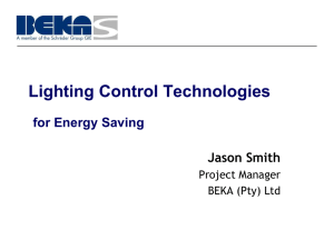 Lighting Control Technologies