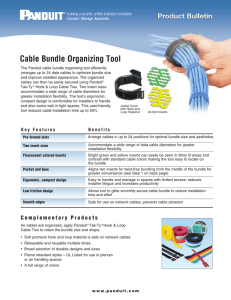 Cable Bundle Organizing Tool