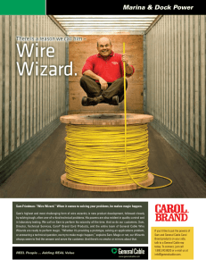 Wire Wizard. - General Cable