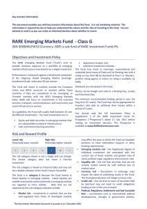 RARE Emerging Markets Fund - Class G