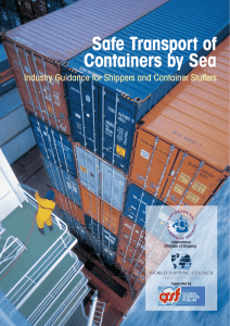 Safe Transport of Containers by Sea