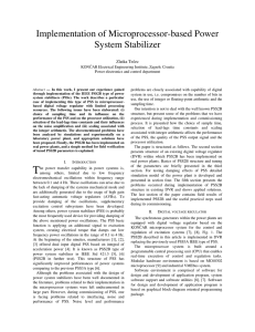 Implementation of Microprocessor-based Power System