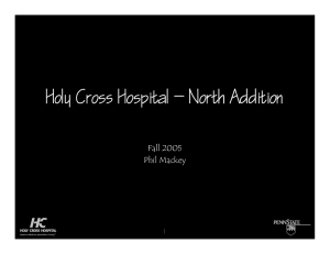Holy Cross Hospital ˘ North Addition