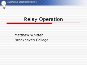 Relay Operation