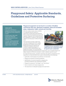 Playground Safety: Applicable Standards, Guidelines and Protective