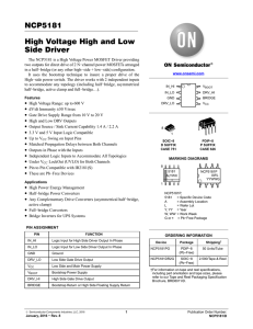 High Voltage High and Low Side Driver