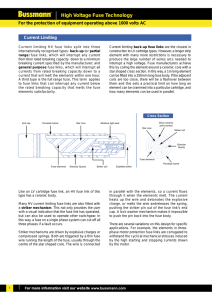 High Voltage Fuse Technology