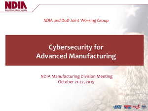 11.New JWG 20151022 - National Defense Industrial Association