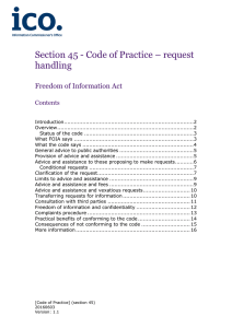 Section 45 code of practice PDF