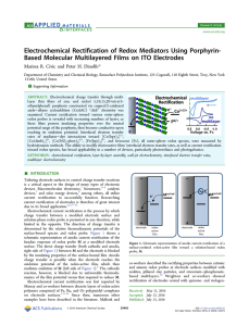 Electrochemical Rectification of Redox Mediators