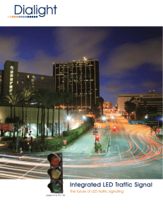 Integrated LED Traffic Signal